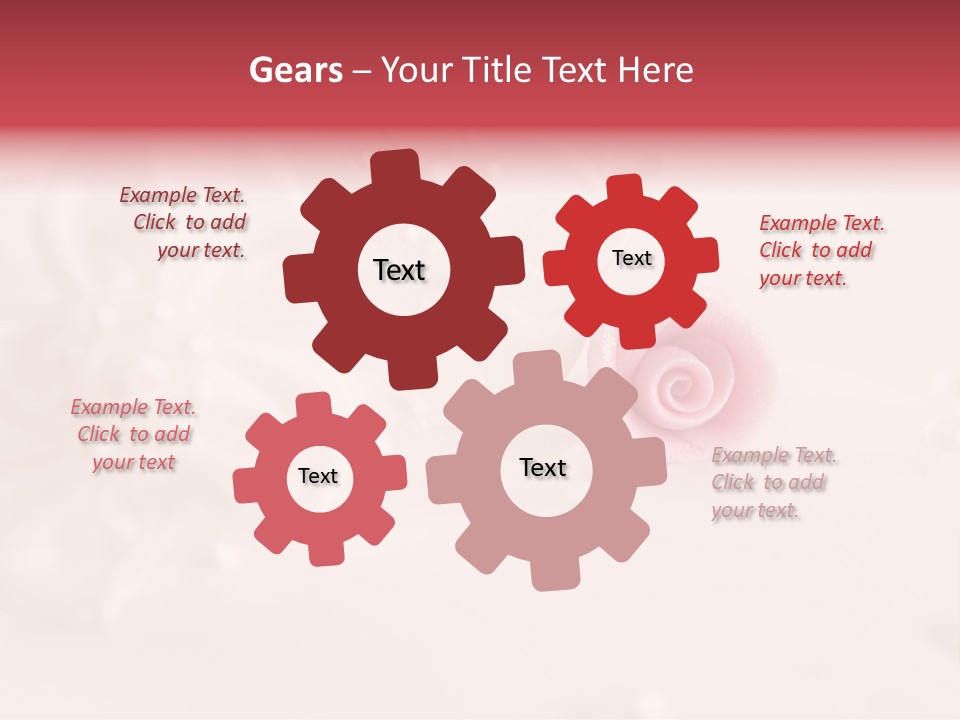 Flowers Macro Wedding PowerPoint Template