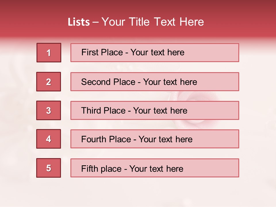 Flowers Macro Wedding PowerPoint Template