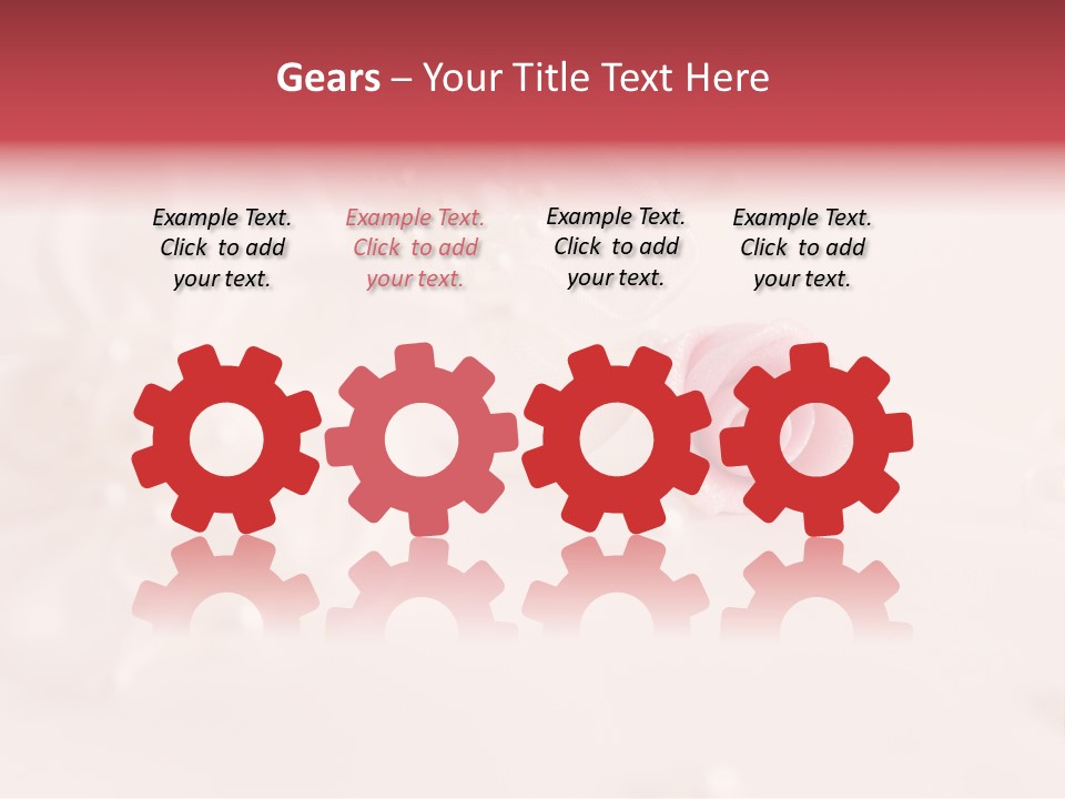 Flowers Macro Wedding PowerPoint Template