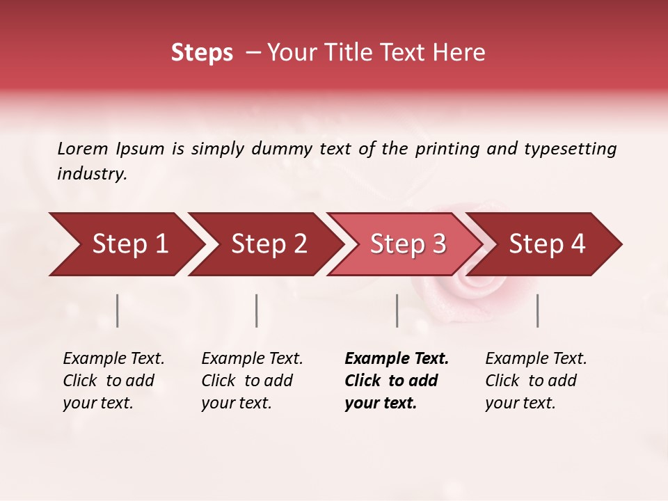 Flowers Macro Wedding PowerPoint Template