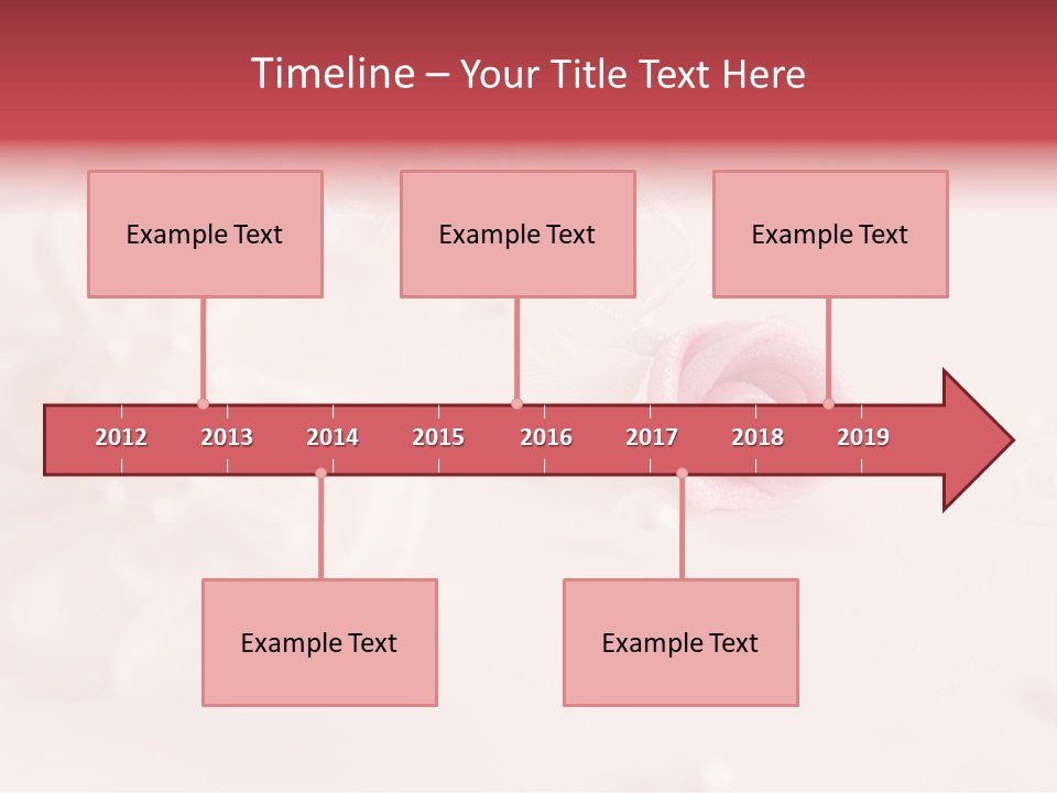 Flowers Macro Wedding PowerPoint Template