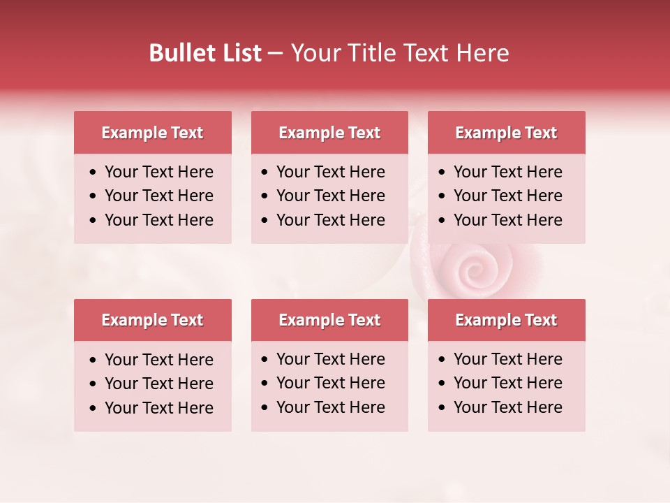 Flowers Macro Wedding PowerPoint Template