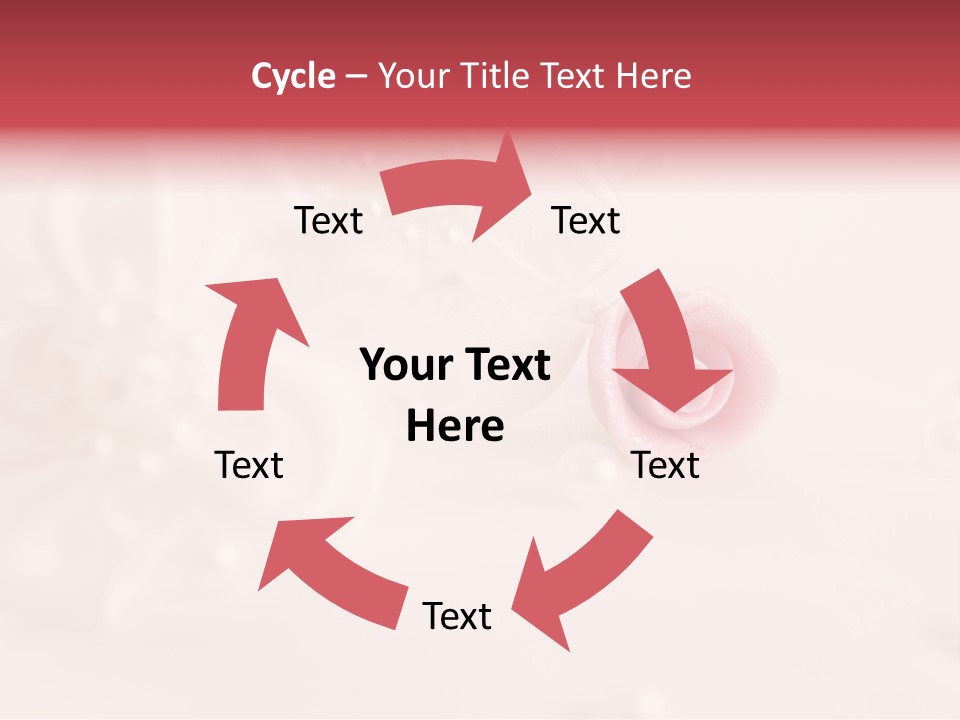 Flowers Macro Wedding PowerPoint Template