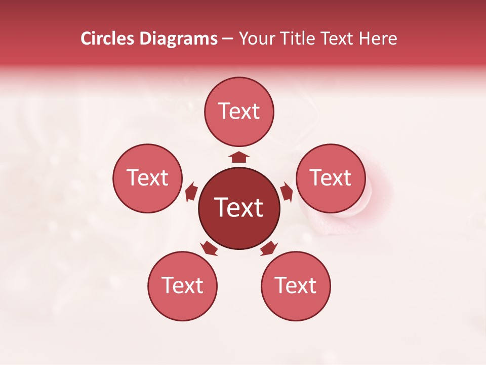 Flowers Macro Wedding PowerPoint Template