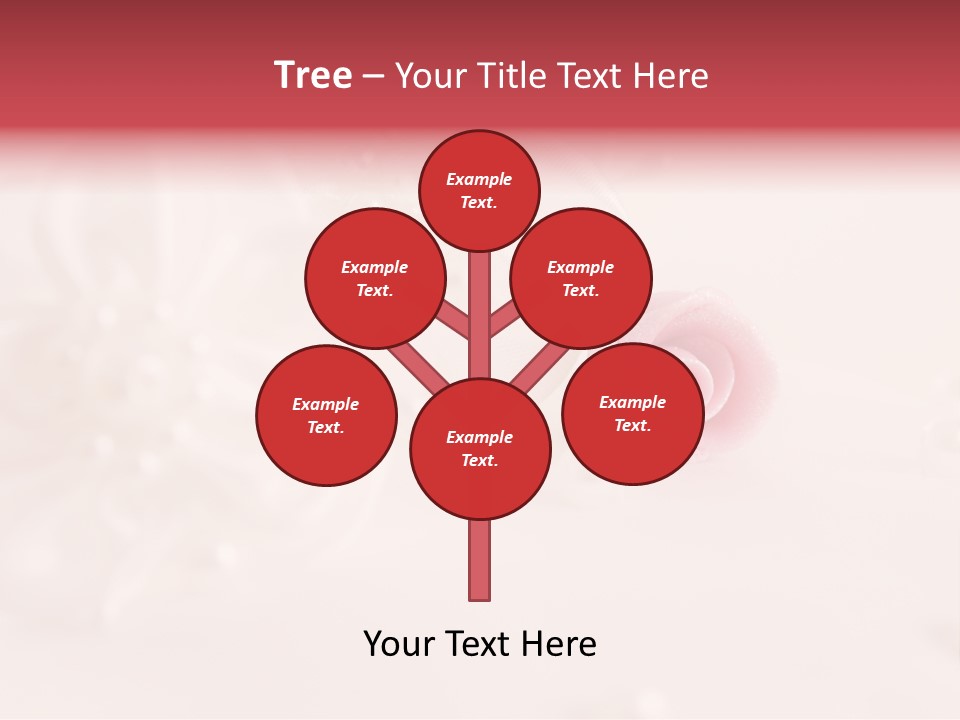 Flowers Macro Wedding PowerPoint Template