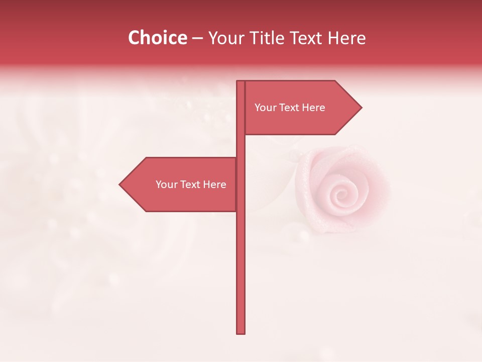 Flowers Macro Wedding PowerPoint Template