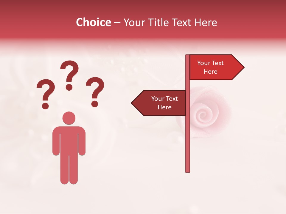 Flowers Macro Wedding PowerPoint Template