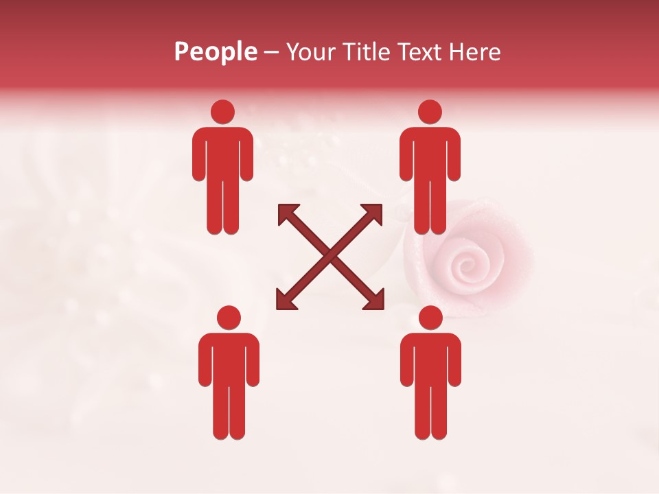 Flowers Macro Wedding PowerPoint Template