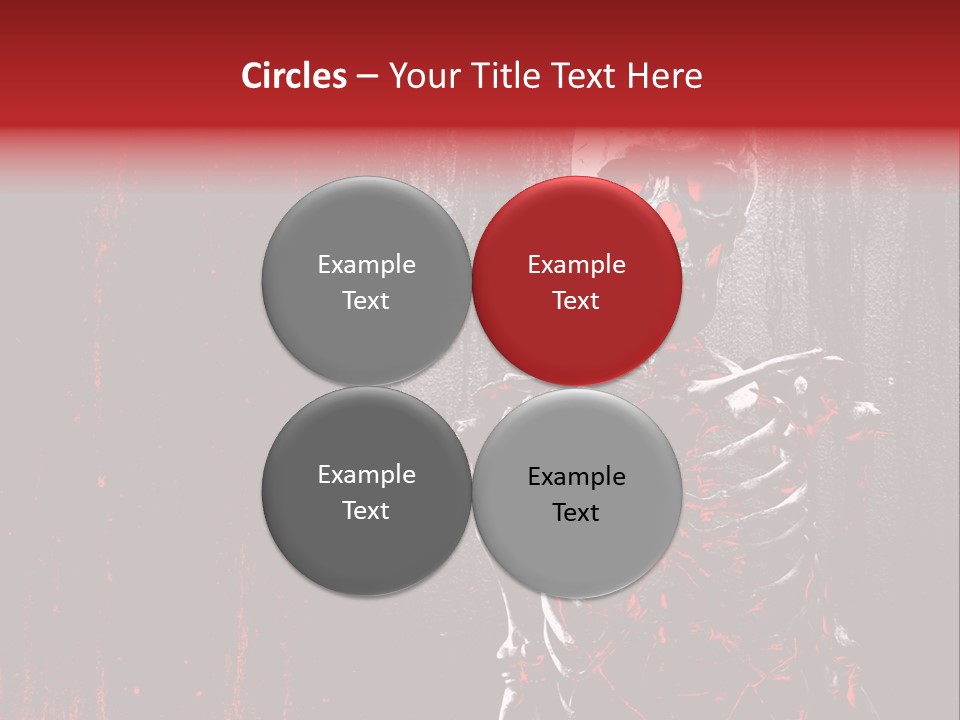 Black Anatomy Medical PowerPoint Template