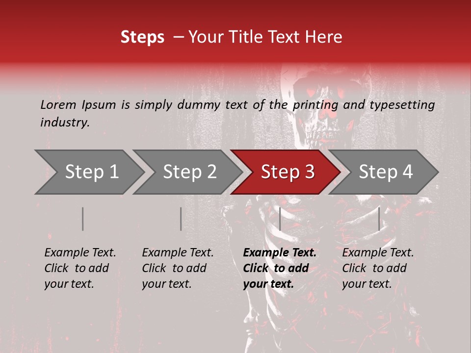 Black Anatomy Medical PowerPoint Template