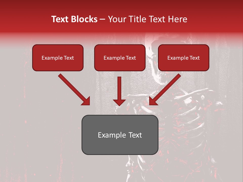Black Anatomy Medical PowerPoint Template