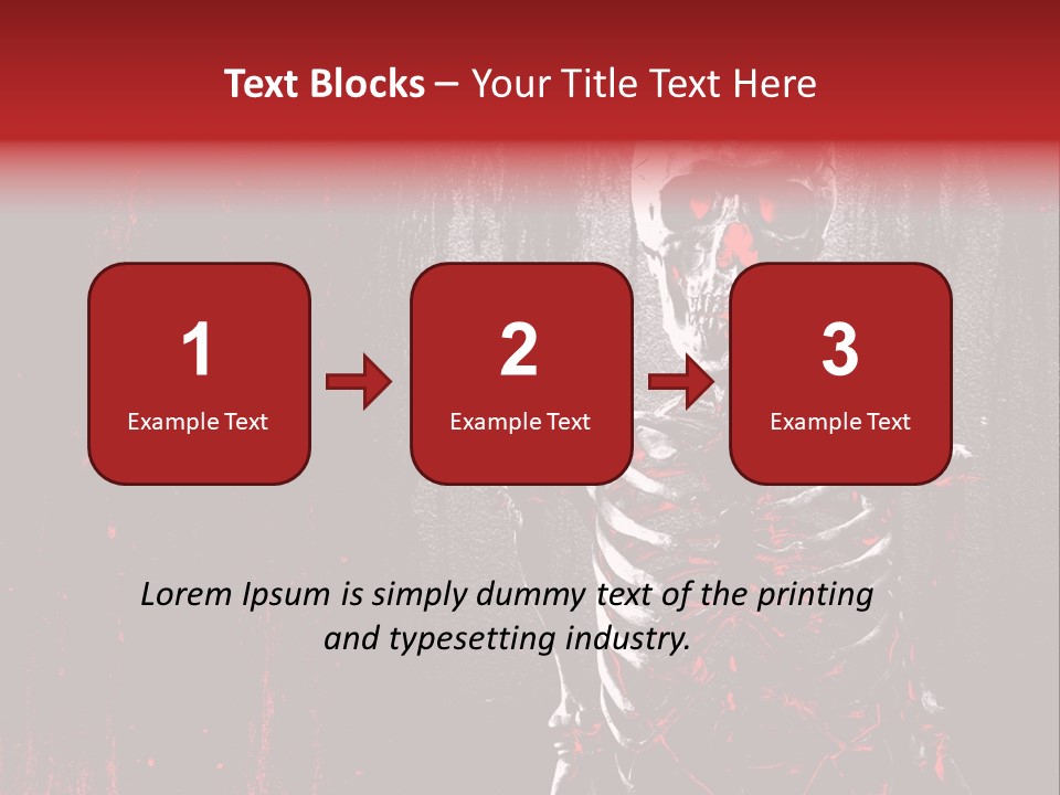 Black Anatomy Medical PowerPoint Template