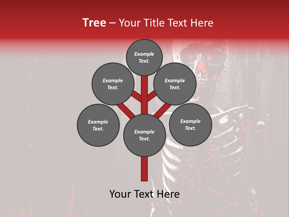 Black Anatomy Medical PowerPoint Template