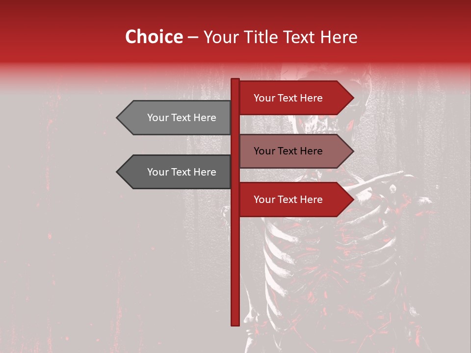 Black Anatomy Medical PowerPoint Template
