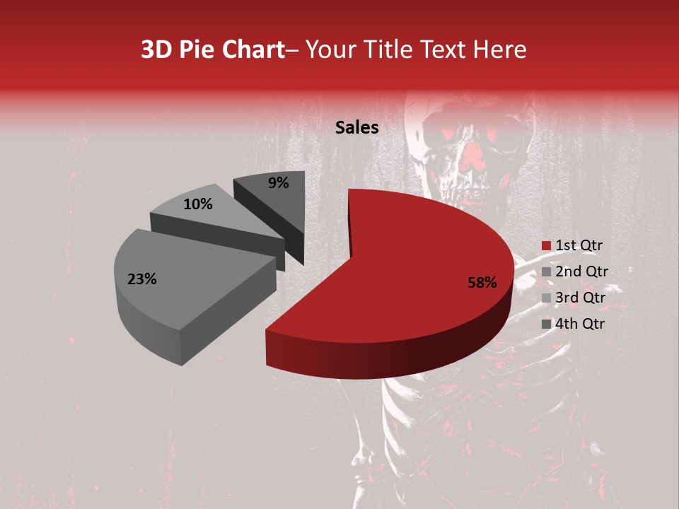 Black Anatomy Medical PowerPoint Template