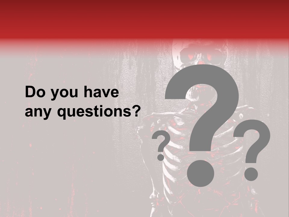 Black Anatomy Medical PowerPoint Template