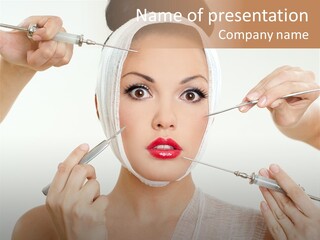 Needle Anesthetic Fear PowerPoint Template