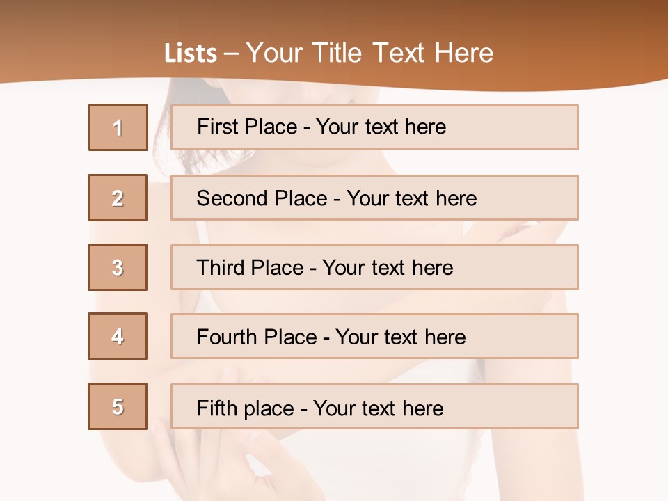 Attractive Back Human PowerPoint Template