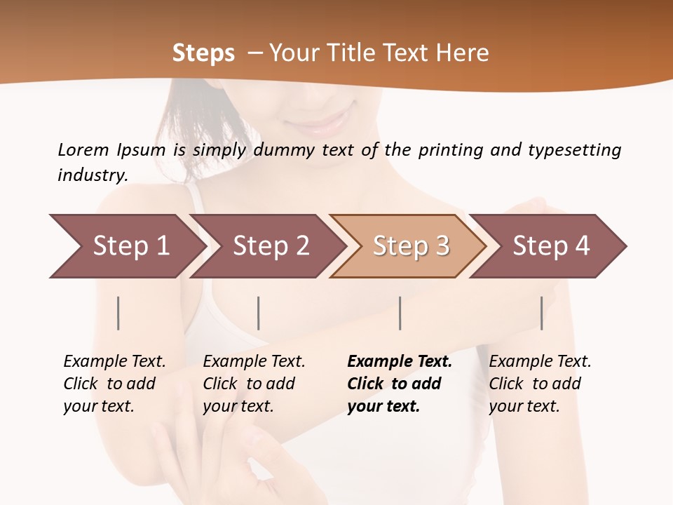 Attractive Back Human PowerPoint Template