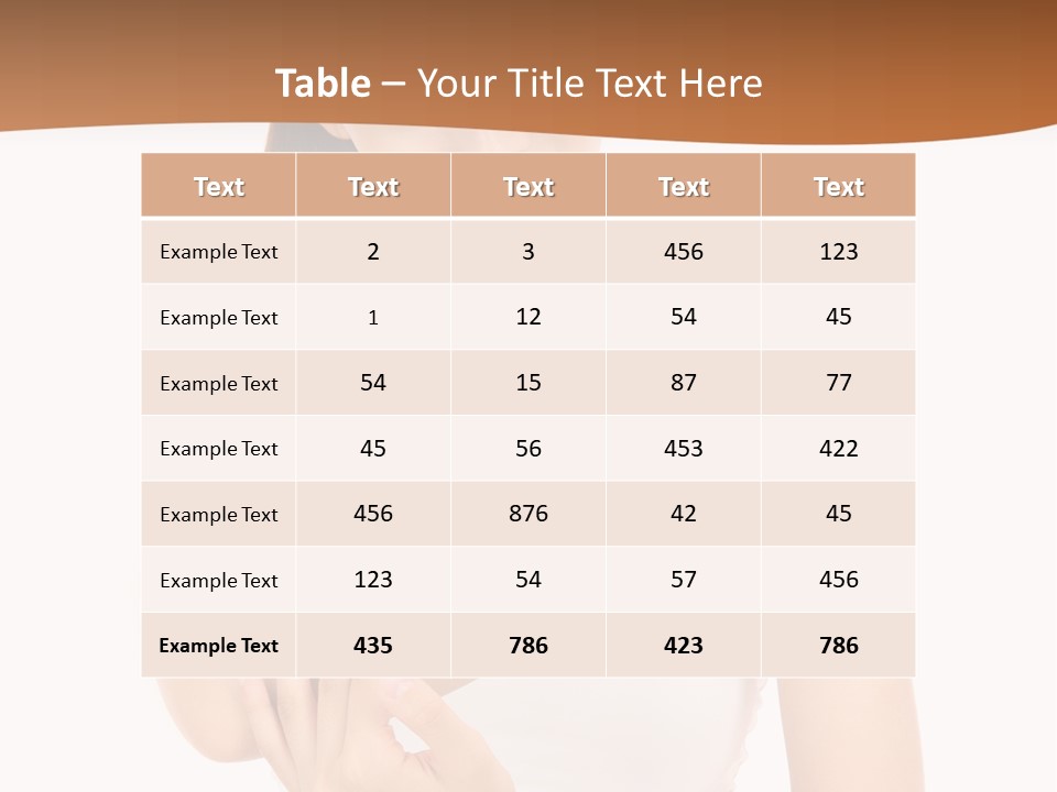Attractive Back Human PowerPoint Template