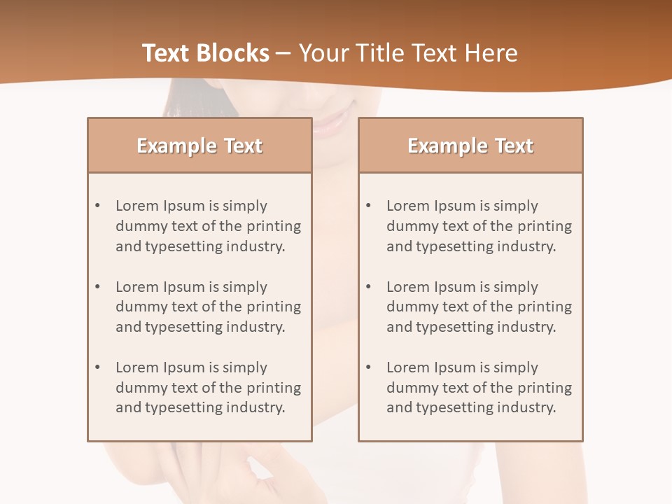 Attractive Back Human PowerPoint Template