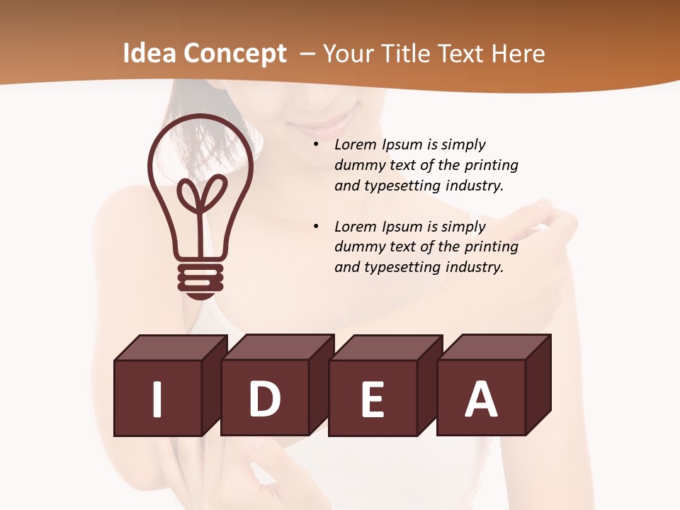 Attractive Back Human PowerPoint Template