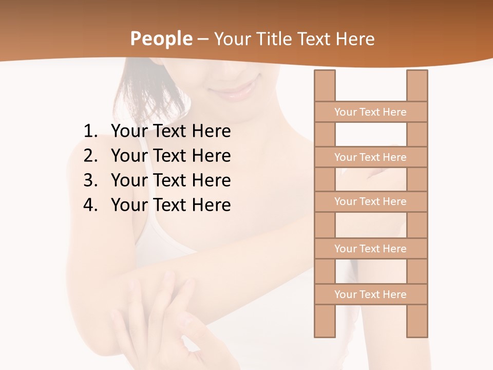 Attractive Back Human PowerPoint Template