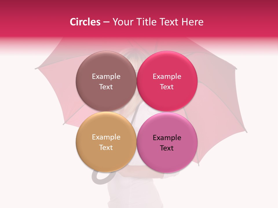 Woman Attractive Long Hair PowerPoint Template