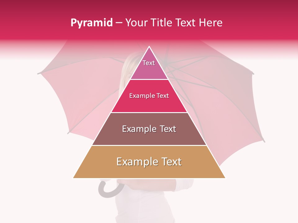 Woman Attractive Long Hair PowerPoint Template