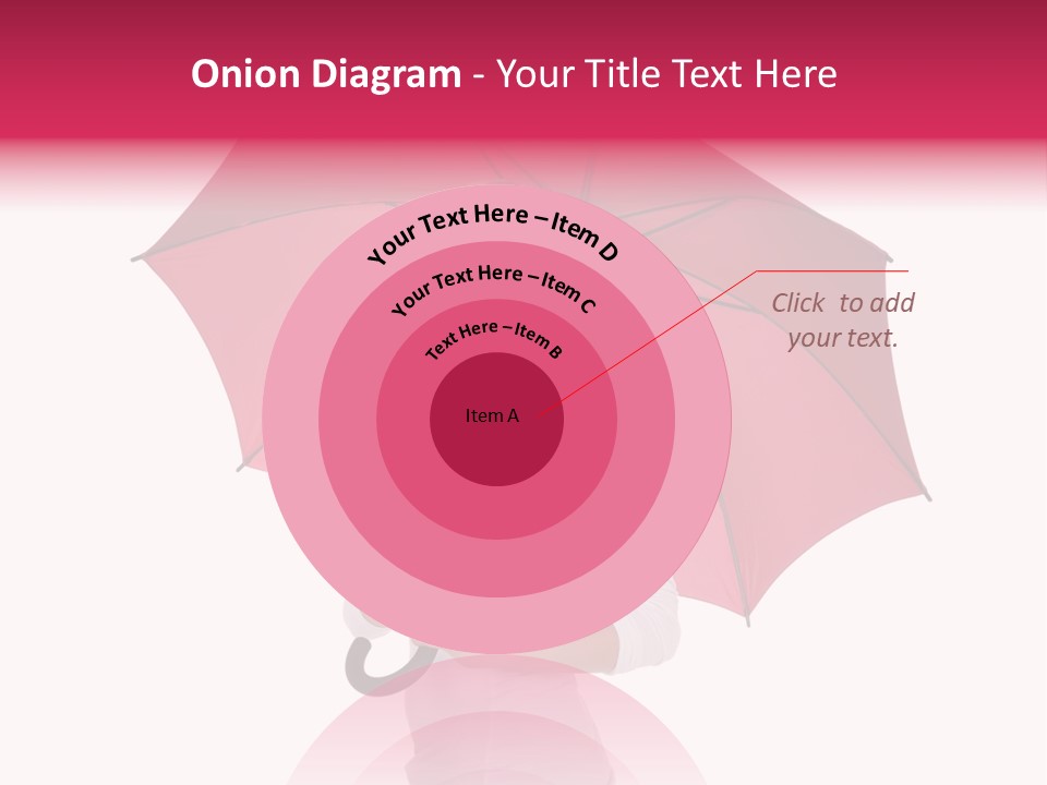 Woman Attractive Long Hair PowerPoint Template