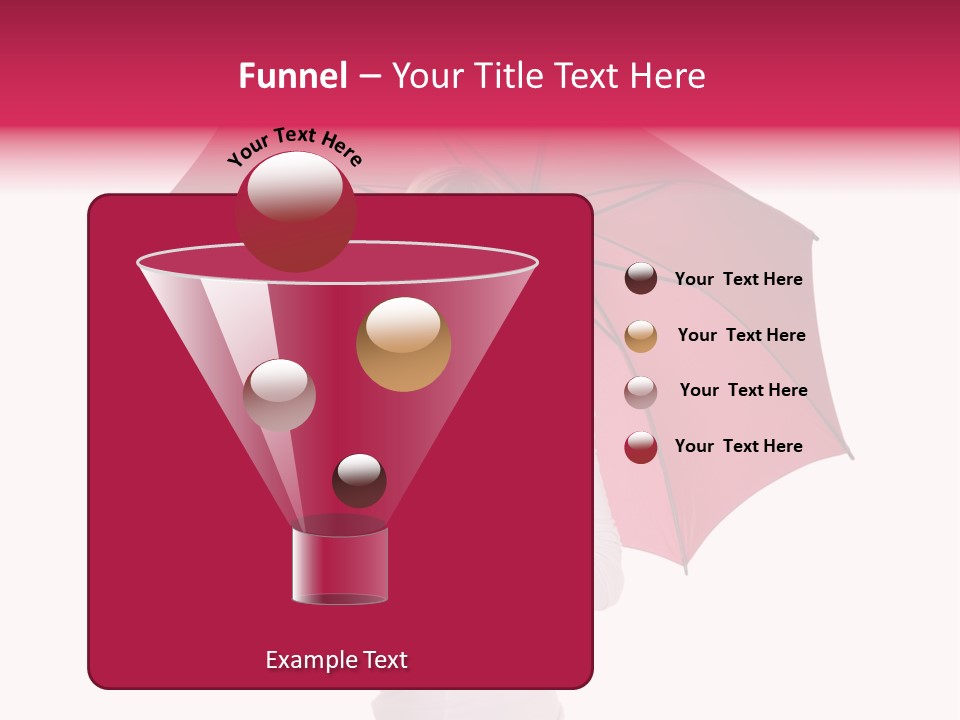 Woman Attractive Long Hair PowerPoint Template