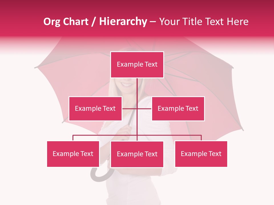 Woman Attractive Long Hair PowerPoint Template