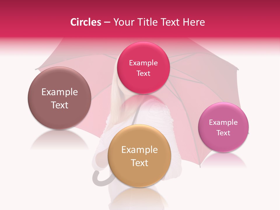 Woman Attractive Long Hair PowerPoint Template