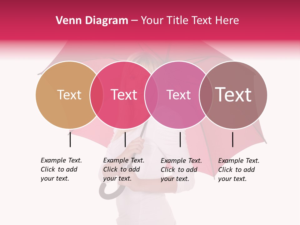 Woman Attractive Long Hair PowerPoint Template