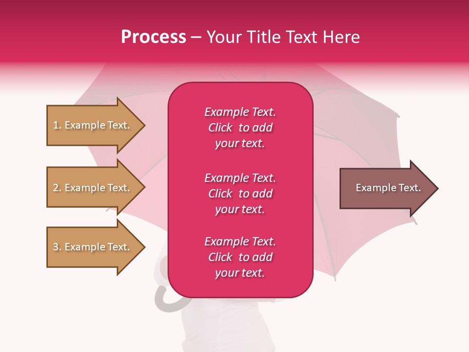 Woman Attractive Long Hair PowerPoint Template