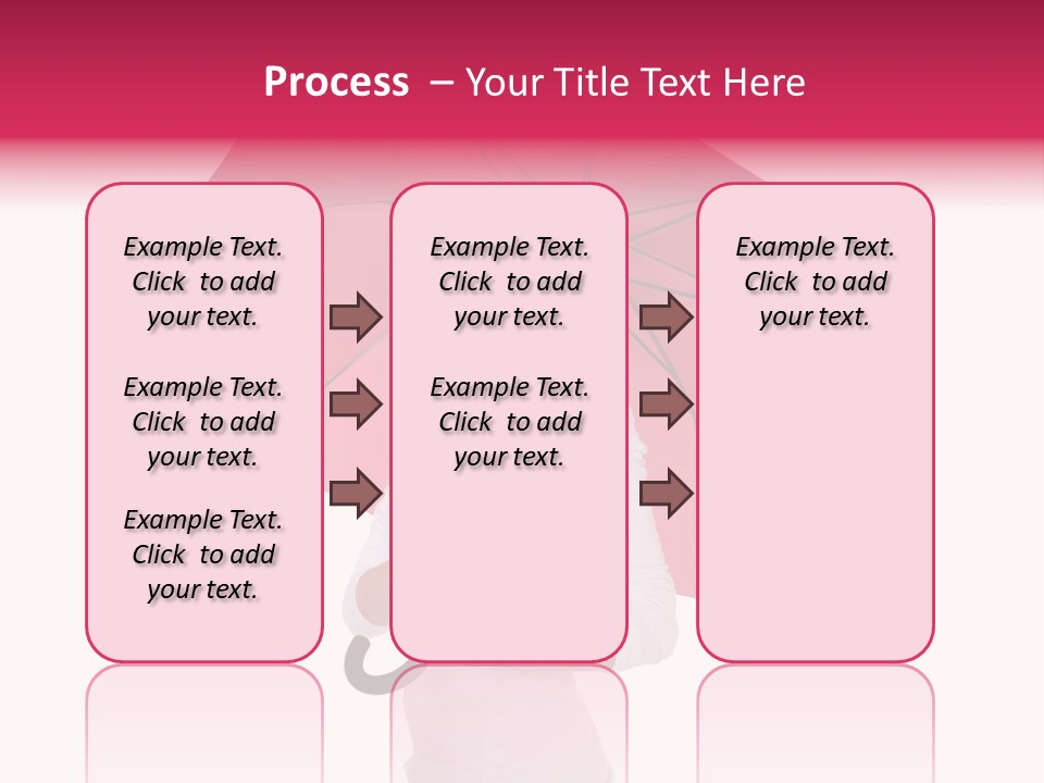 Woman Attractive Long Hair PowerPoint Template