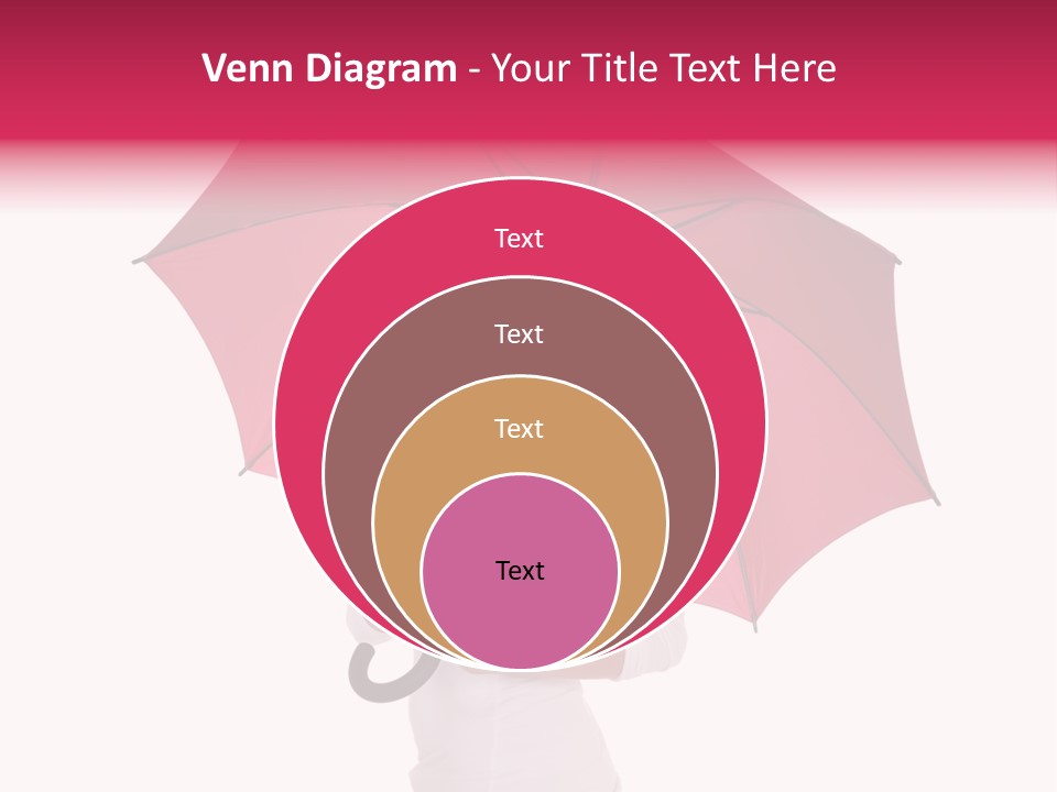 Woman Attractive Long Hair PowerPoint Template