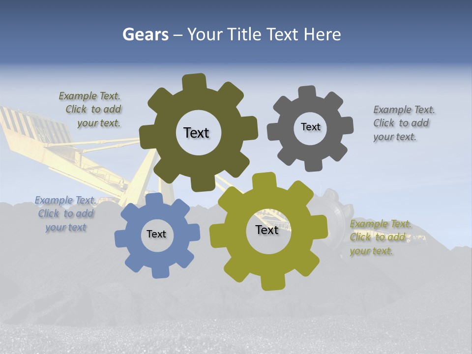 Energy Industrial Reclaimer PowerPoint Template