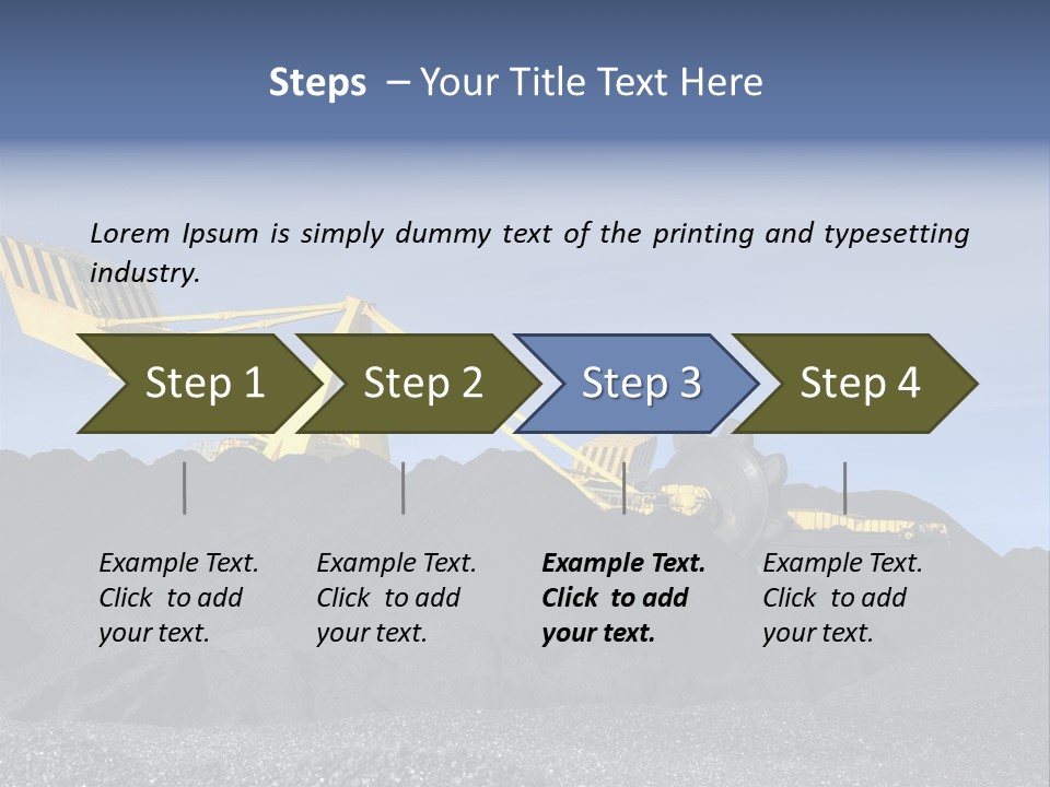 Energy Industrial Reclaimer PowerPoint Template