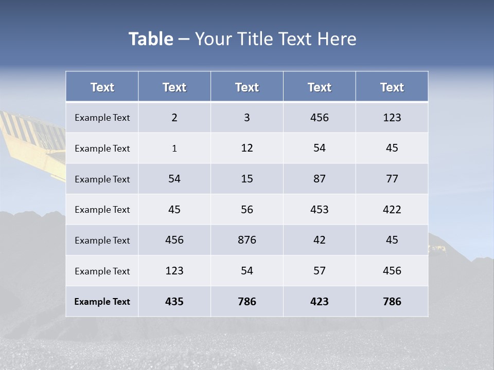 Energy Industrial Reclaimer PowerPoint Template