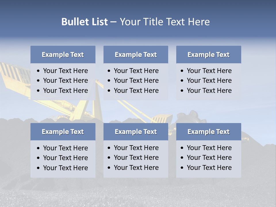 Energy Industrial Reclaimer PowerPoint Template