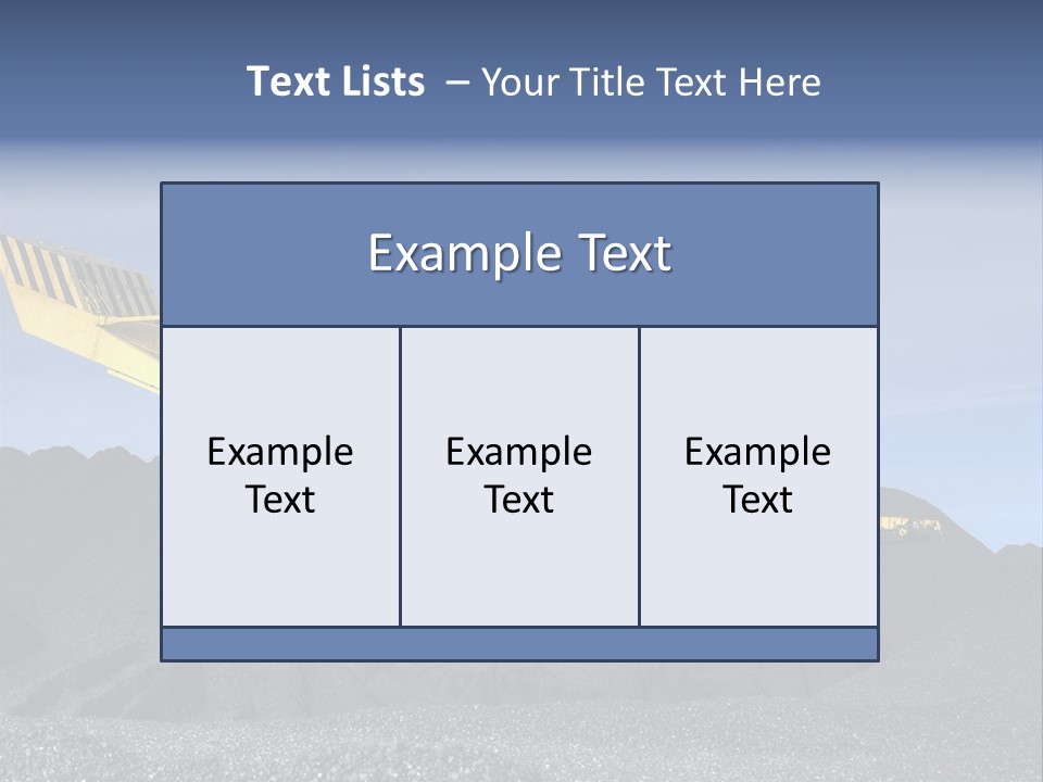 Energy Industrial Reclaimer PowerPoint Template