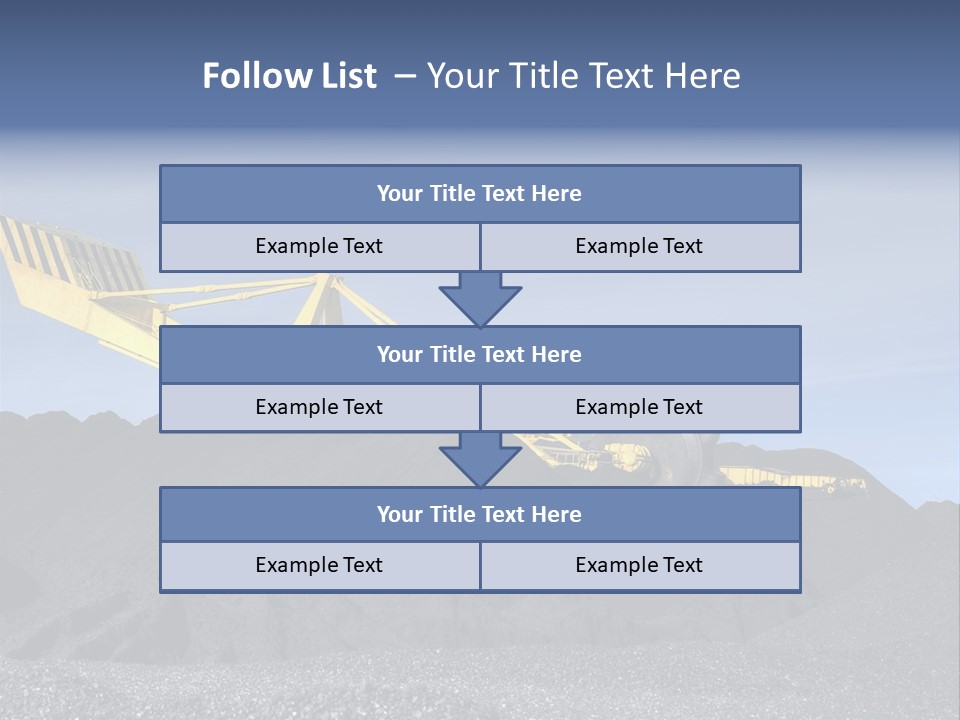 Energy Industrial Reclaimer PowerPoint Template