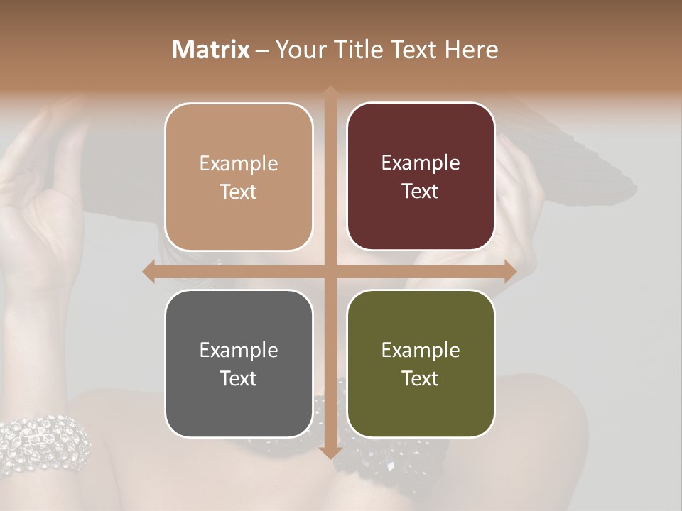 Necklace Bathing Exy PowerPoint Template