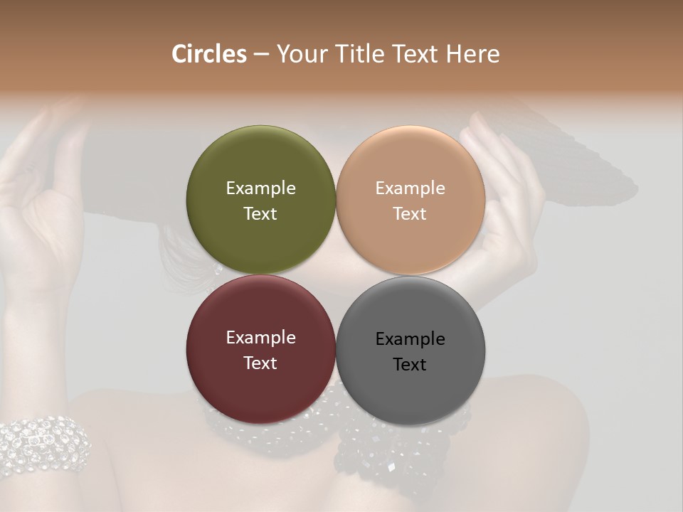 Necklace Bathing Exy PowerPoint Template