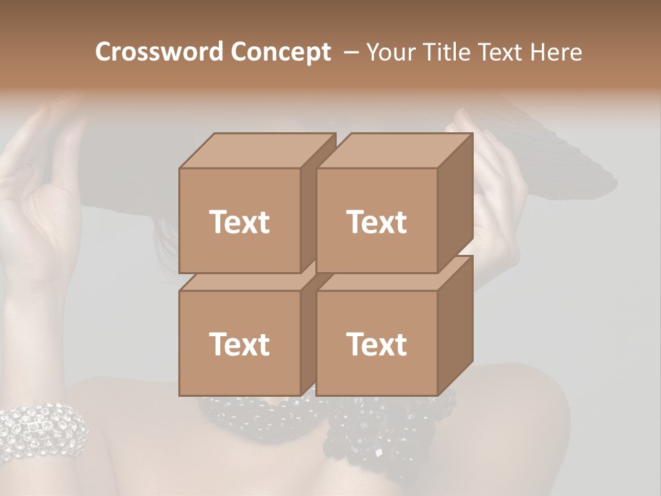 Necklace Bathing Exy PowerPoint Template