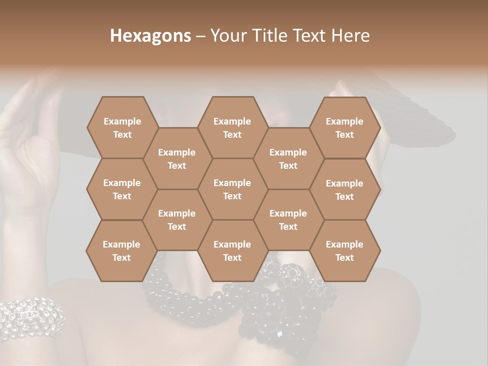 Necklace Bathing Exy PowerPoint Template