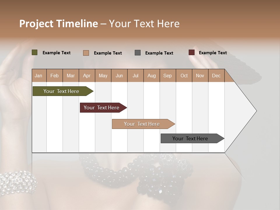 Necklace Bathing Exy PowerPoint Template