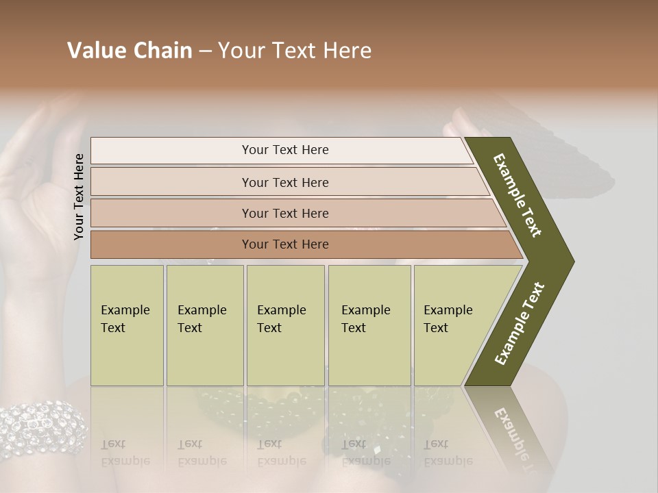 Necklace Bathing Exy PowerPoint Template