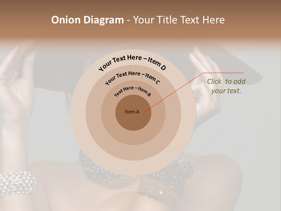 Necklace Bathing Exy PowerPoint Template